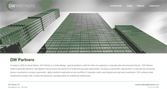 Desktop Screenshot of dwpartners.com