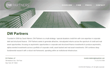 Tablet Screenshot of dwpartners.com